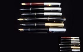 Excellent Collection of Vintage Fountain Pens ( 5 ) Five In Total.