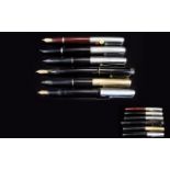 Excellent Collection of Vintage Fountain Pens ( 5 ) Five In Total.