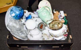 Quantity Of Household Ceramics, Cups, Saucers, Ornaments,