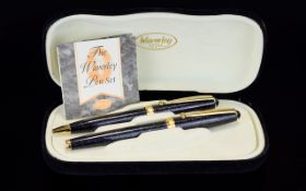 Waverley 1770 Pen Set ( 2 ) Comprises a Fountain Pen and Ballpoint Pen.