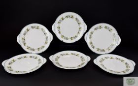 Shelley 6 Round Eared 9 inch Cake Plates