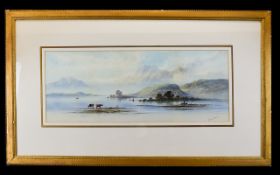 Edwin Earp (1851 - 1945) Original Watercolour Housed in period frame,