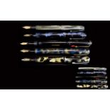 An Excellent Collection of Vintage Fountain Pens ( 5 ) Five In Total.