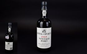 One Bottle Of Royal Oporto 1985 Vintage Port.