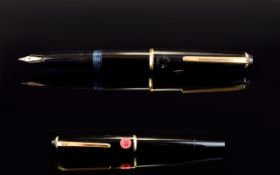 Mont Blanc 31 Screw Fill Fountain Pen. Date 1950. Please Note ' Mountain Top ' To Each End of Pen.