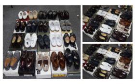 Collection of Bally Designer Gents Shoes (23) in total. Includes Stemar and Pierre Cardin.