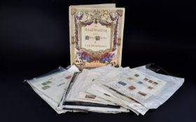 Large Collection Of Stamps On Loose Leaves And Albums, To Include Princess Diana Royal Wedding