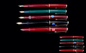 Parker Fountain Pens - Excellent Collection of Vintage Parker Pens ( 5 ) Five In Total.