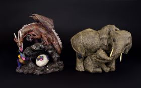 Mystical Dragons Boxed Limited Production Fantasy Figure.