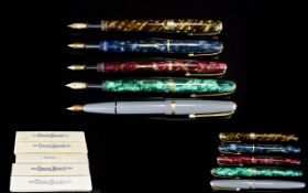 Conway Stewart Excellent Collection of Vintage Pens ( 5 ) Five In Total. All with Boxes.