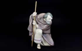 Lladro Hand Painted Porcelain Figure ' St Joseph ' Model Num 5476. Sculpture Juan Huerta.