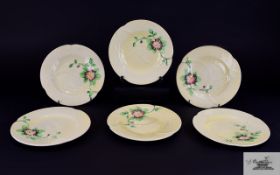 Carltonware, 6 Australian Pattern Fruit Plates