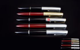 Excellent Collection of Early Parker Fountain Pens - In Wonderful Condition.
