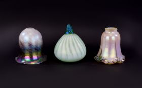 A Collection Of John Ditchfield Glasform Lamp Shades Three in total, all in good condition,