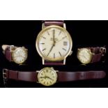 Bulova Accutron - Date-Just Gold Plated Gents Mechanical Wrist Watch.