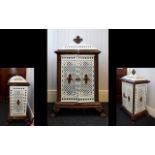 Cast Iron Floor Standing Garden Heater In The Victorian Style, Rectangular Form,