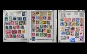 Victory Stamp Album, Containing A Varied Collection Of World Stock Stamps,