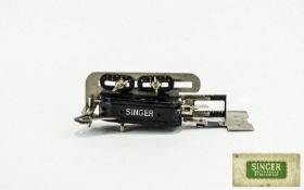 A Vintage Singer Sewing Machine Buttonhole Attachment Model No. 86662 For Singer Lockstitch Family