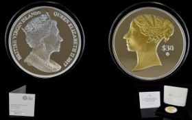 Jubilee Mint - The Queen Victoria Fine Silver Diamond Set - Proof 5 oz Coin,