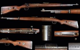 Mauser K98KS- World War II Bolt Action Rifle. Produced by Gustloff Werke in 1944.