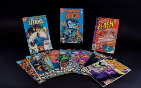 A Collection Of Vintage DC Comics Thirteen In total to include, Batman, The Flash,