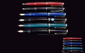 A Very Good Collection of Vintage Parker Fountain Pens ( 6 ) Six In Total.