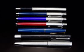 Collection of Assorted Pens - Including Parkers ( 6 ) Pens In Total.