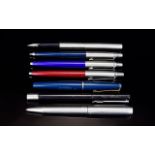 Collection of Assorted Pens - Including Parkers ( 6 ) Pens In Total.