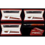 Sheaffer Prelude Good Quality Fountain Pens ( 3 ) In Total. Still In Boxes & Mint Condition.