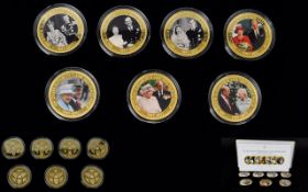 Jubilee Mint Ltd Edition Platinum Wedding Anniversary Gold Plated Silver Proof Photographic