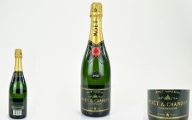 Brut Imperial Moet & Chandon Vintage Bottle of 1992 Champagne - Excellent Year. Seal Intact & Stored