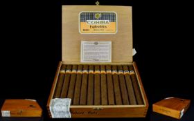 Cohiba-Esplendidos Box Of Cuban Cigars. Varnished SBN-25's Medium to full strength from Hubana-