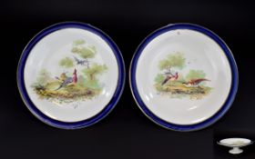 Royal Doulton A Pair Of Footed Shallow D