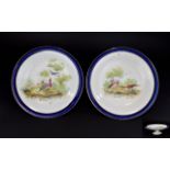 Royal Doulton A Pair Of Footed Shallow D