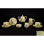 Staffordshire - Crown 1930's ( 9 ) Piece