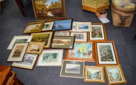 A Large Collection Of Prints And Origina