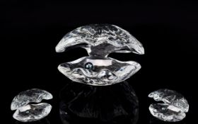 Swarovski - Large S.C.S Cut Crystal Oyst