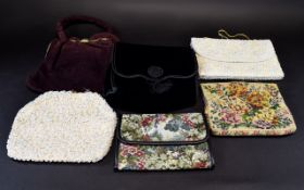 A Collection Of Vintage Bags Six in tota