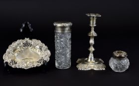 A Small Collection of Antique Silver Items ( 4 ) Items In Total.