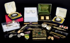 Mixed Lot Of Collectables, To Include Base Metal Cufflink's,