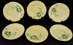 Carltonware Fruit Plates six in total Australian pattern