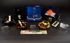 Mixed Lot Of Collectables And Watches, Comprising Swatch, Tissot Seiko 5 Wristwatches. Also boxed