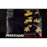 Meccano Boxed Activity Set -395 parts for all action models with new working drawings to build 81