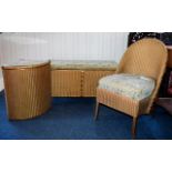 Lloyd Loom Bedroom Furniture (3) in total. To include bedding box, linen basket and bucket