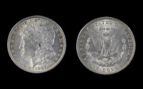 United States of America Silver Morgan One Dollar. Date 1885.