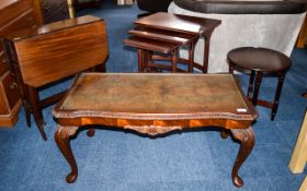 A Collection Of Occasional Tables Four items in total to include small circular drop leaf side