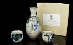 A Japanese ' Saki ' Set.