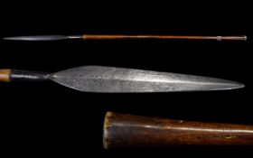 A Zulu Warriors Short Stabbing Spear (Assegai) From The 2nd Zulu - Anglo Wars An excellent example