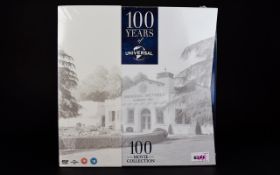 100 Years of Universal Boxed 100 Movie DVD Collection, unopened and in original wrapping. Movies