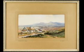 George Trevor Original Watercolour 'Mournes From Tyrella' Watercolour with bodycolour, early 20th